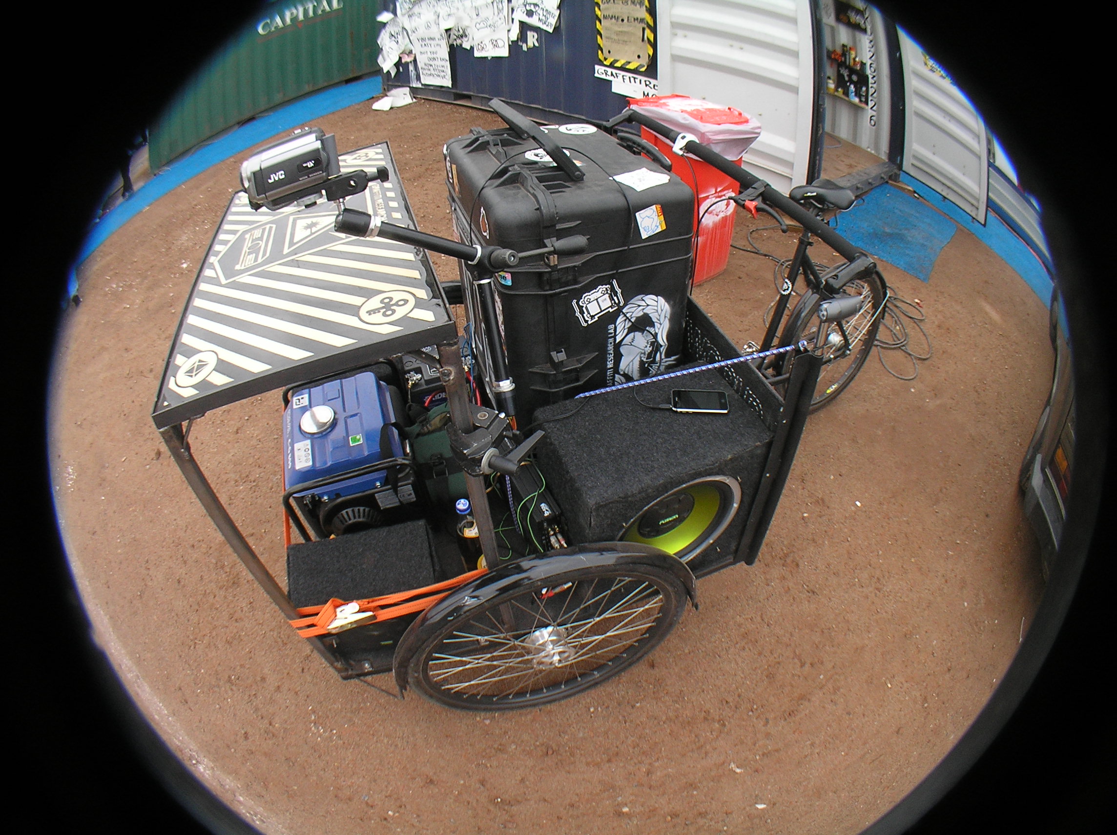 Mobile Broadcast Unit (fisheye view)